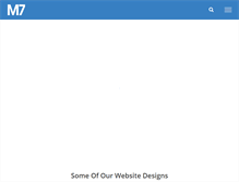 Tablet Screenshot of m7webstudios.com